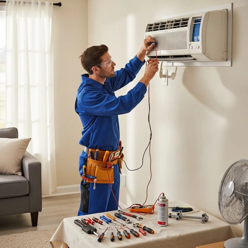 Kadıköy Grundig Grundig klima gaz dolumu ve bakım – Enerji verimliliği artırıldı. - Teknik servis örneği